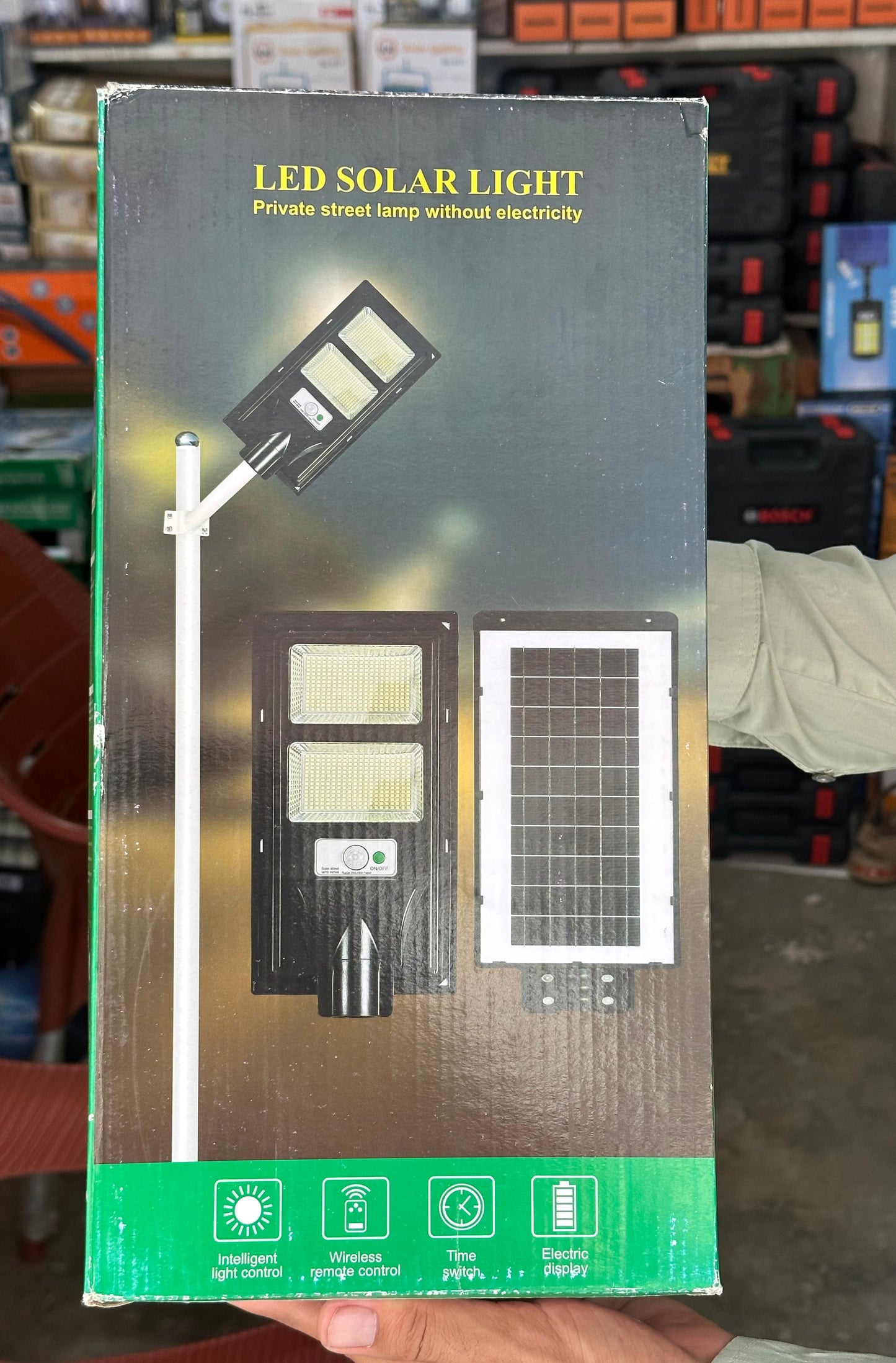 100W SOLAR STREET LIGHT