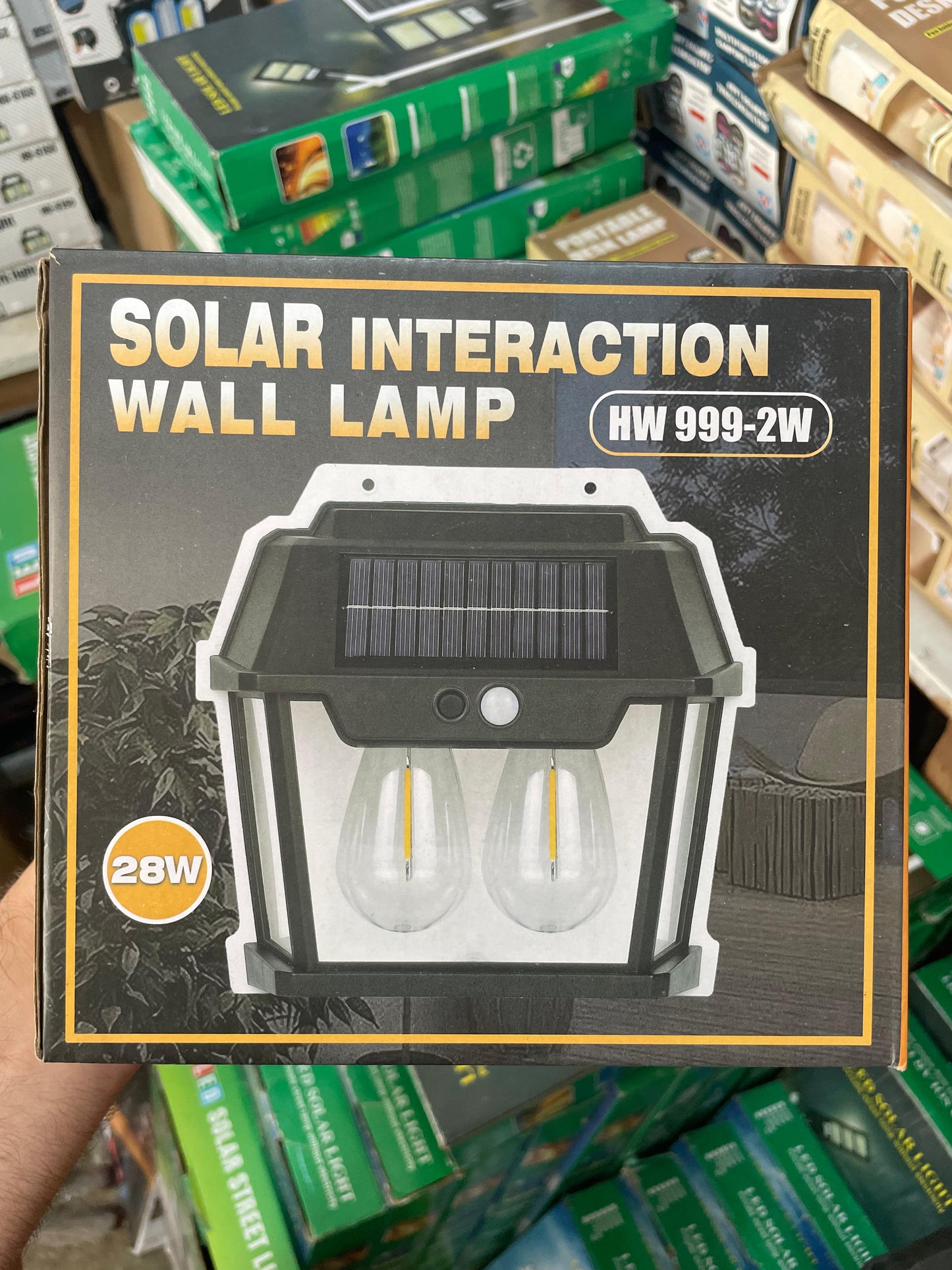 Solar LED Wall Lamp – Waterproof, Motion Sensor Light for Garden, Yard & Emergency
